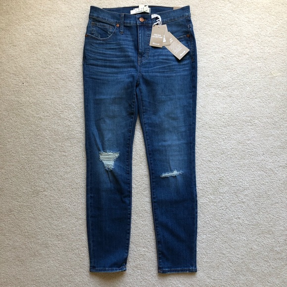 Madewell Eco 9" Mid-Rise Skinny Crop in Delmar - Picture 4 of 6